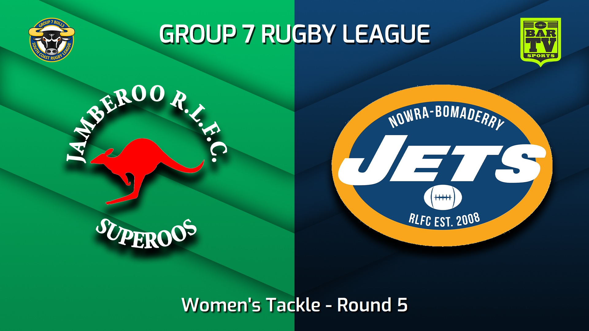 230527-South Coast Round 5 - Women's Tackle - Jamberoo Superoos v Nowra-Bomaderry Jets Slate Image