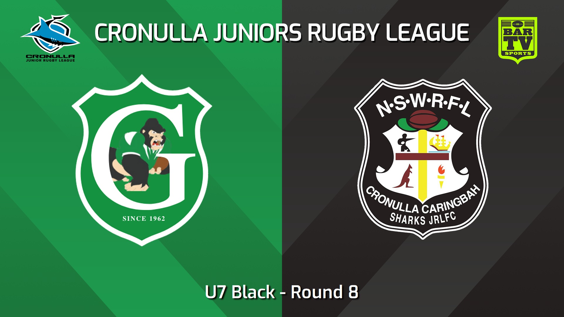 240810-video-Cronulla Juniors Round 8 - U7 Black - Gymea Gorillas v Cronulla Caringbah Slate Image