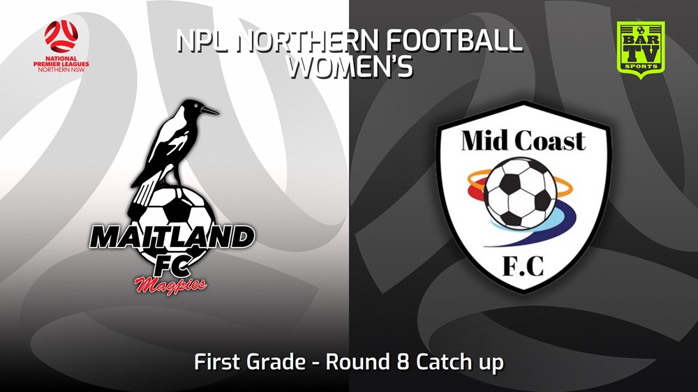 220814-NNSW NPLW Round 8 Catch up - Maitland FC W v Mid Coast FC W Slate Image