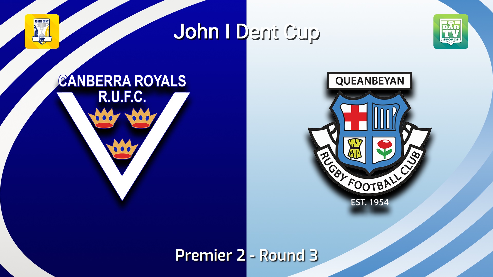 260425-video-John I Dent (ACT) Round 3 - Premier 2 - Canberra Royals v Queanbeyan Whites Slate Image