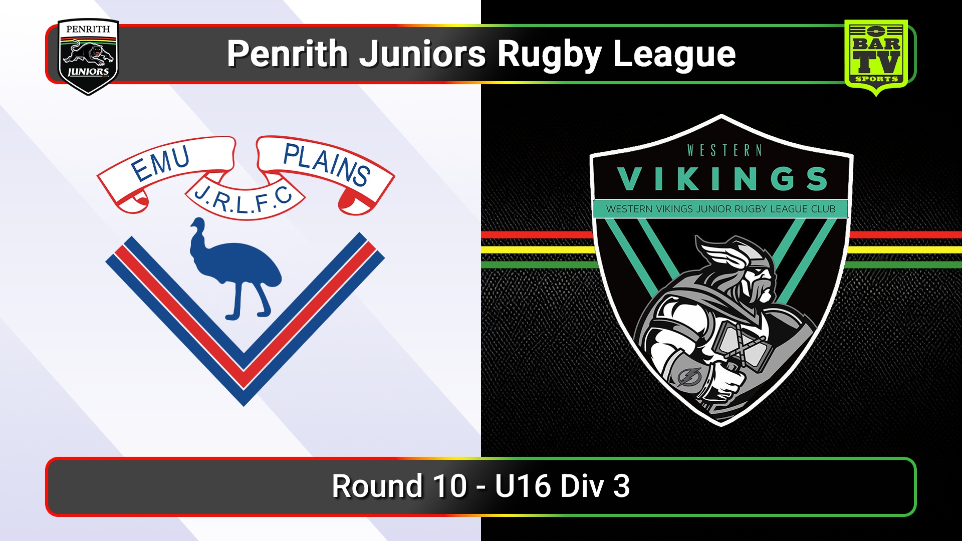 250628-video-Penrith & District Junior Rugby League Round 10 - U16 Div 3 - Emu Plains v Western Vikings Slate Image