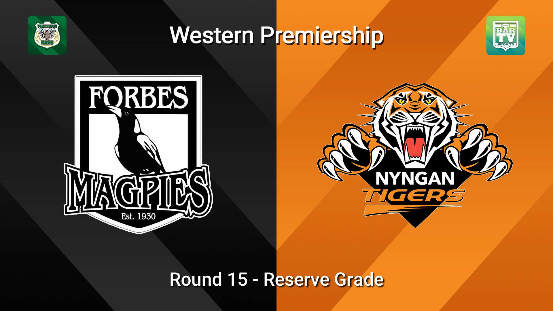 260809-video-Western Premiership Round 15 - Reserve Grade - Forbes Magpies v Nyngan Tigers Slate Image