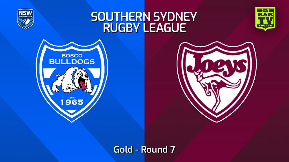 240525-video-S. Sydney Open Round 7 - Gold - St John Bosco Bulldogs v St Josephs Slate Image