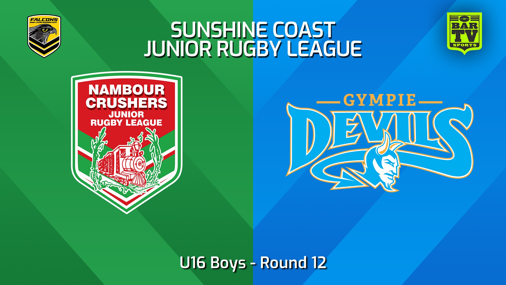 240621-video-Sunshine Coast Junior Rugby League Round 12 - U16 Boys - Nambour Crushers JRL v Gympie Devils JRL Slate Image