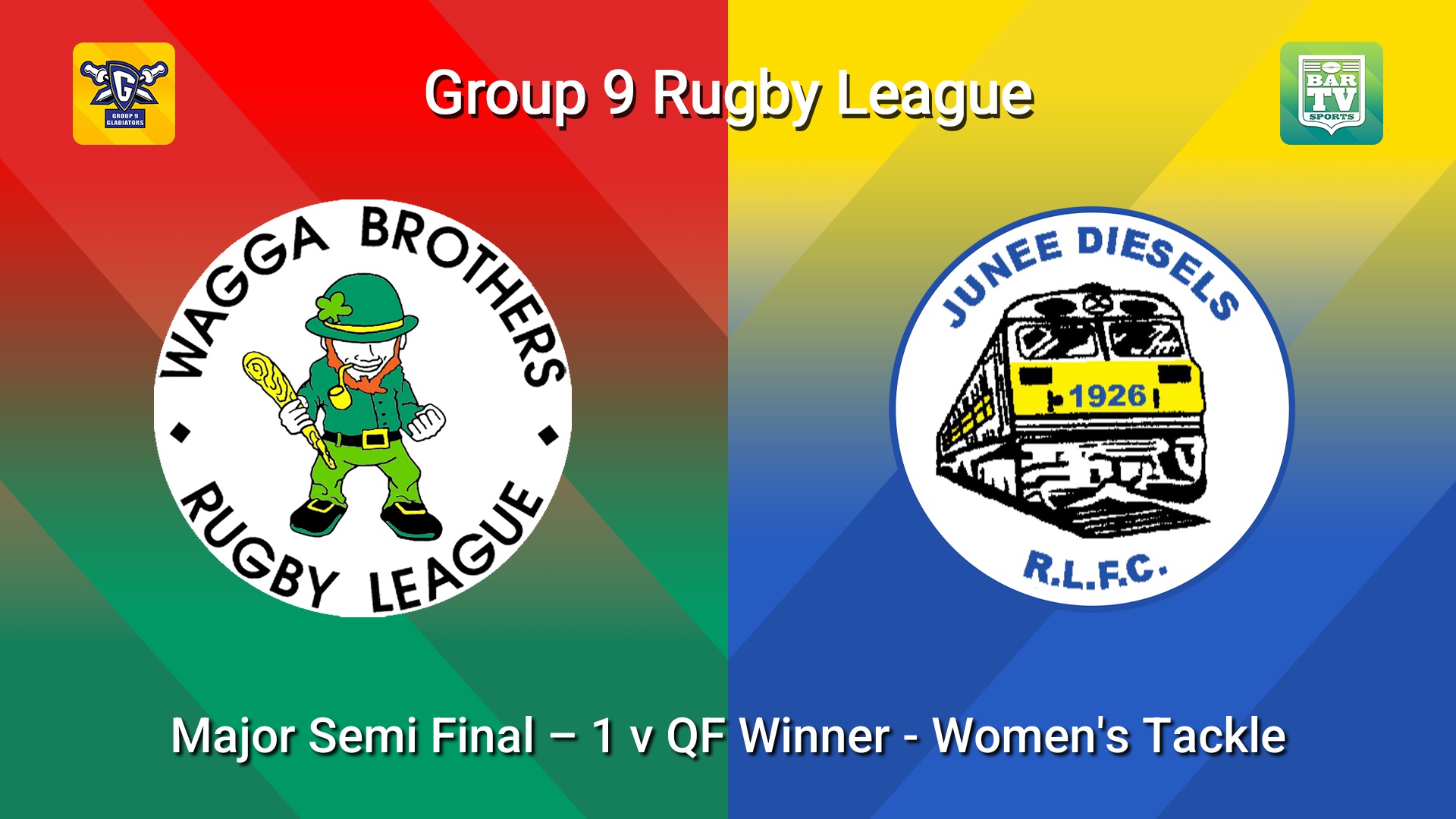 260906-video-Group 9 RL Major Semi Final – 1 v QF Winner - Women's Tackle - Wagga Brothers v Junee Diesels Slate Image