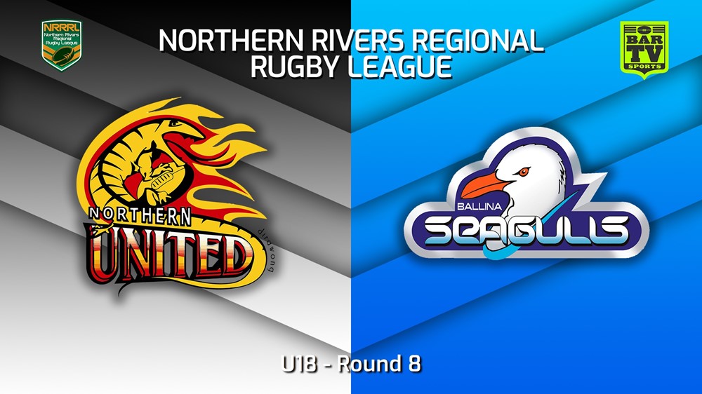 220619-Northern Rivers Round 8 - U18 - Northern United v Ballina Seagulls Slate Image