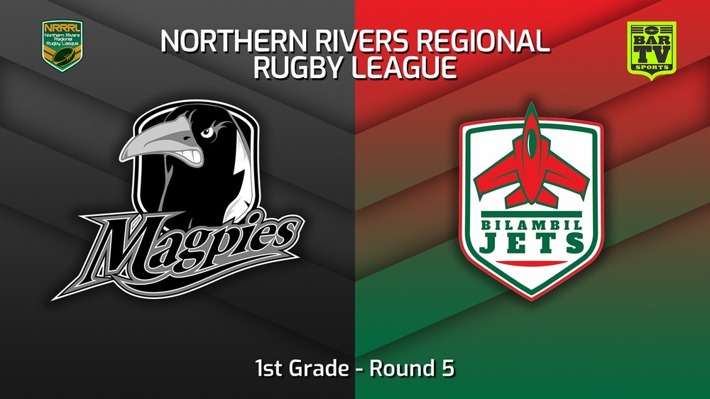 230513-Northern Rivers Round 5 - 1st Grade - Lower Clarence Magpies v Bilambil Jets Slate Image