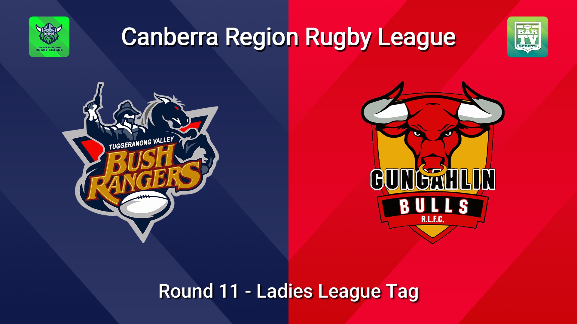 260829-video-Canberra Round 11 - Ladies League Tag - Tuggeranong Bushrangers v Gungahlin Bulls Slate Image