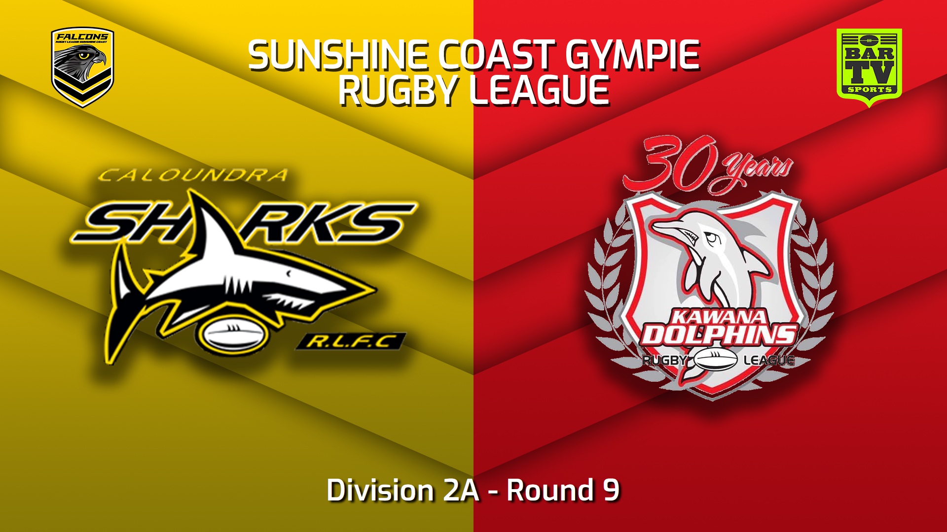 220618-Sunshine Coast RL Round 9 - Division 2A - Caloundra Sharks v Kawana Dolphins Slate Image