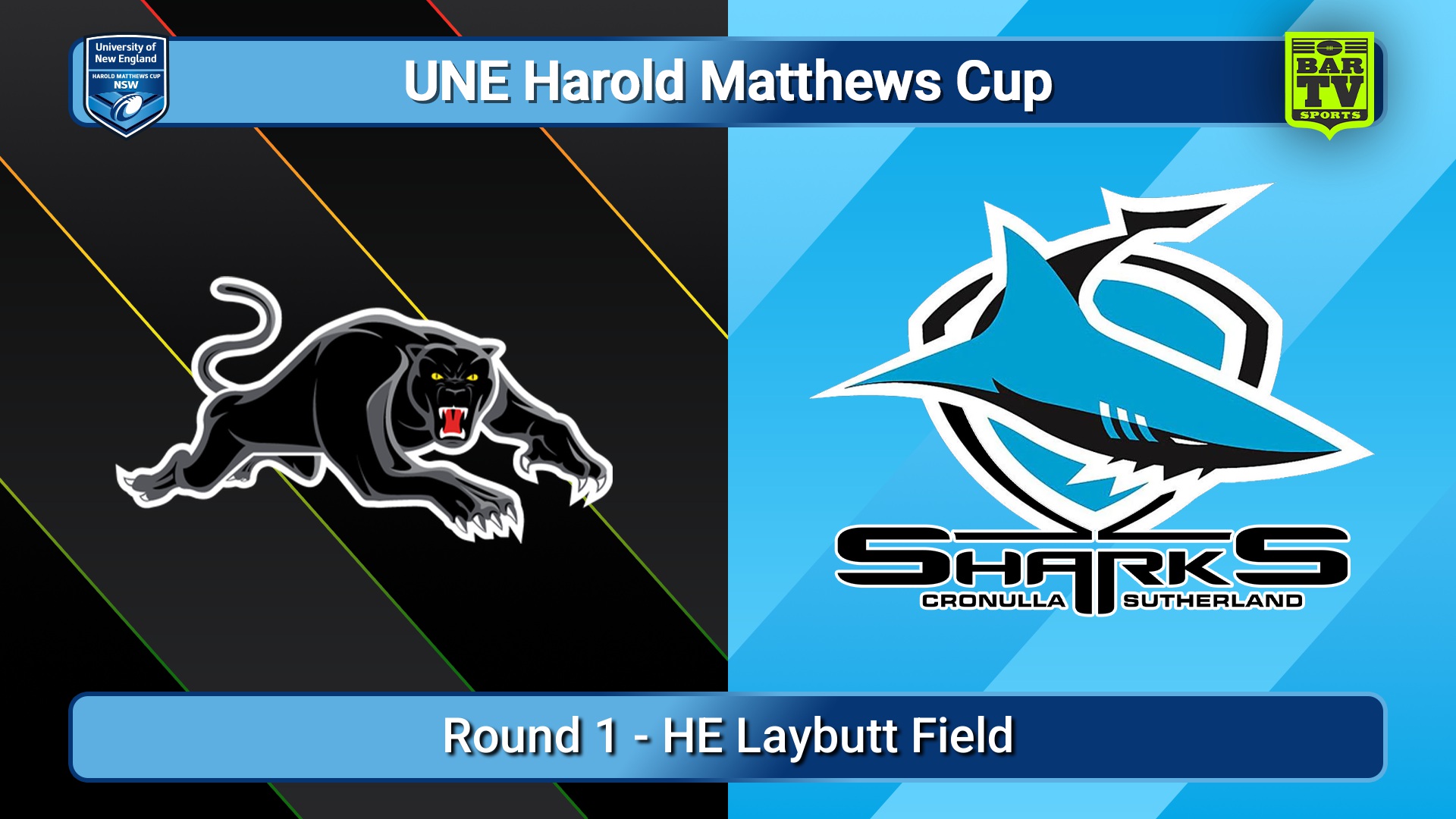 250201-video-UNE Harold Matthews Cup Round 1 - Penrith Panthers v Cronulla-Sutherland Sharks Slate Image