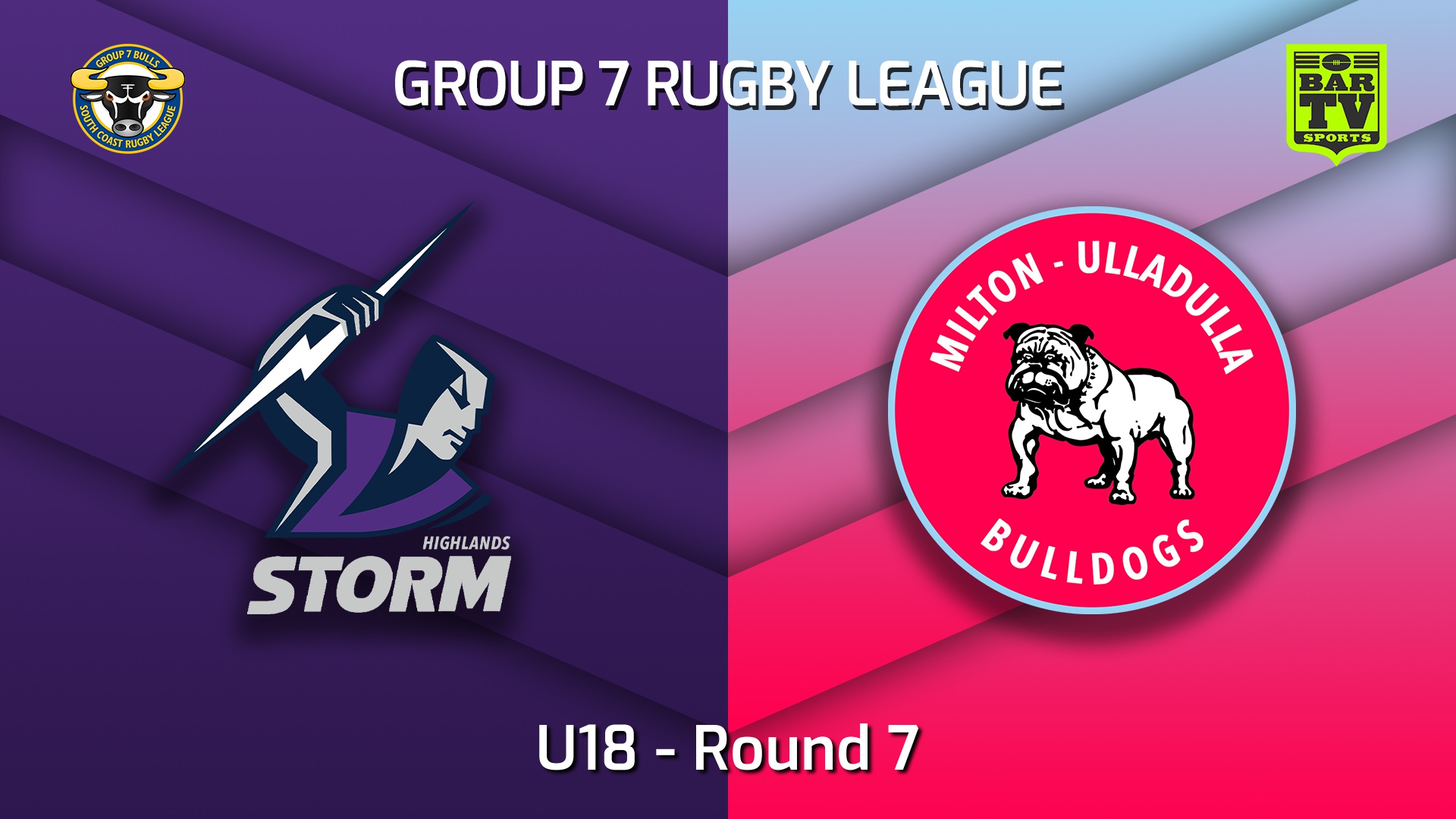 220529-South Coast Round 7 - U18 - Southern Highlands Storm v Milton-Ulladulla Bulldogs Slate Image