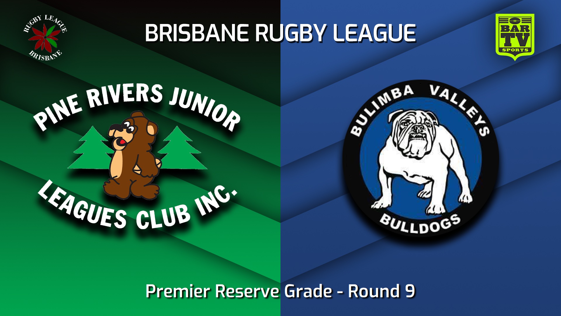 230527-BRL Round 9 - Premier Reserve Grade - Pine Rivers Bears v Bulimba Valleys Bulldogs Slate Image