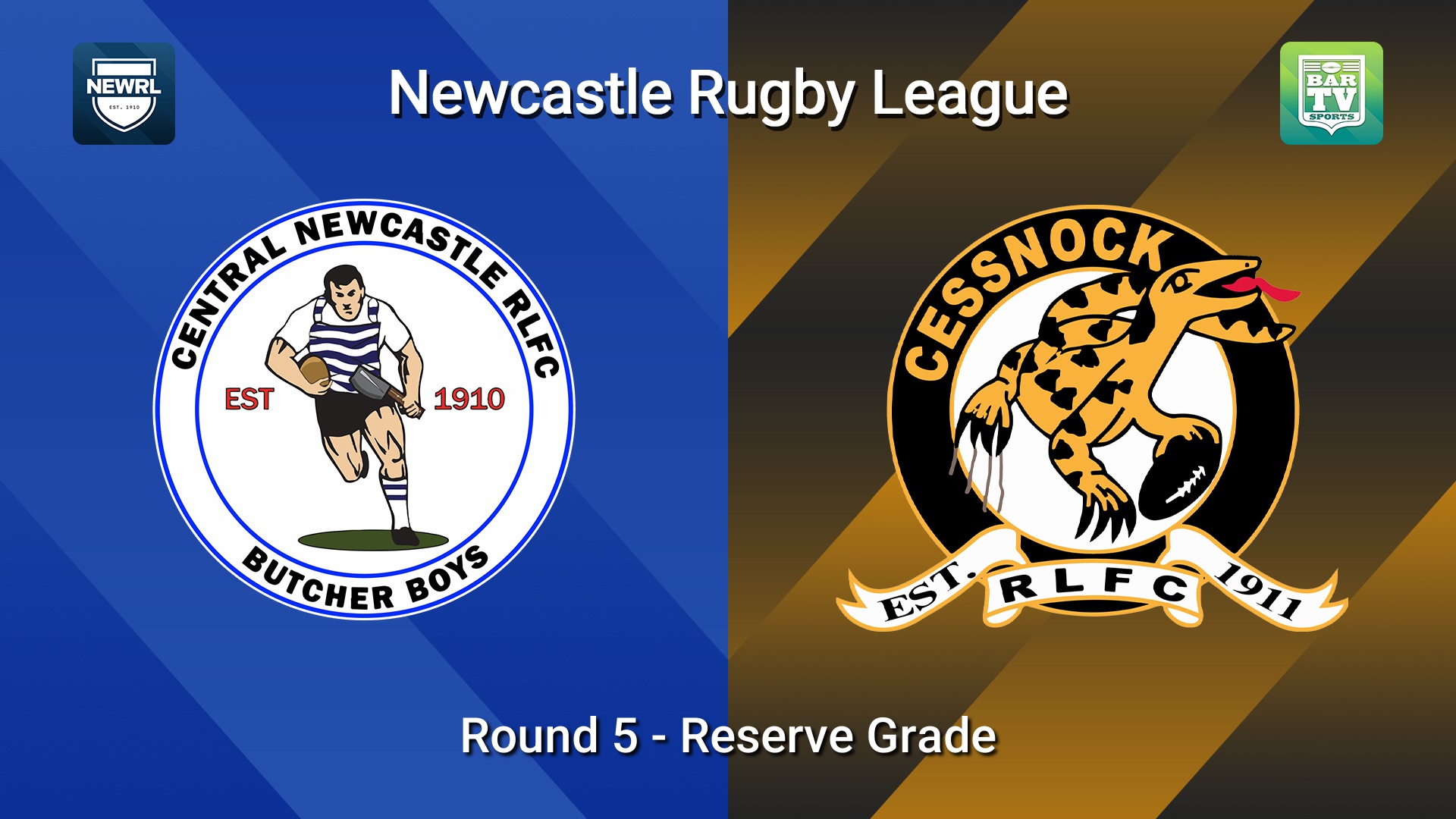 260509-video-Newcastle RL Round 5 - Reserve Grade - Central Newcastle v Cessnock Goannas Slate Image