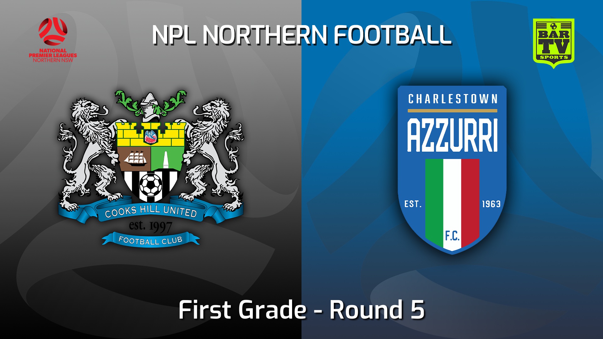 220512-NNSW NPLM Round 5 - Cooks Hill United FC v Charlestown Azzurri FC Slate Image