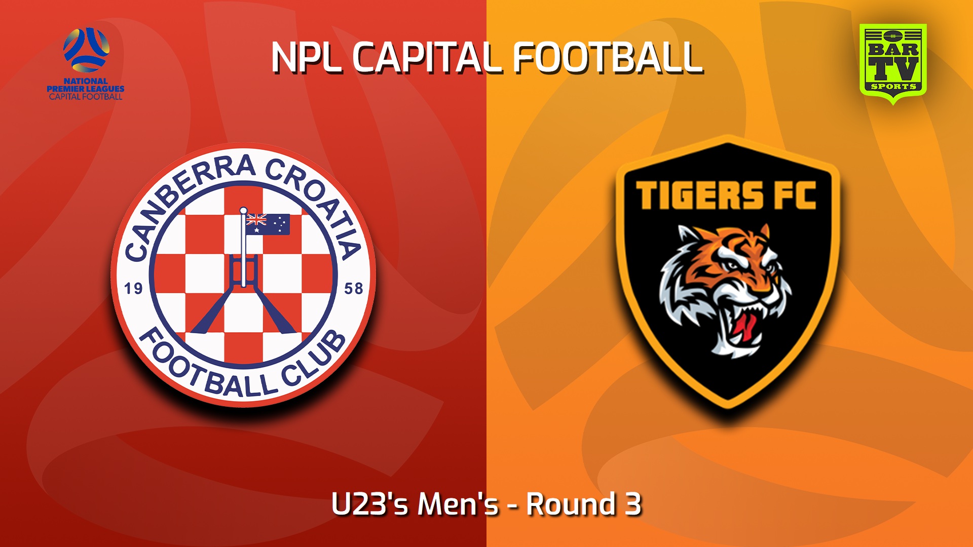 230422-Capital NPL U23 Round 3 - Canberra Croatia FC U23 v Tigers FC U23 Slate Image