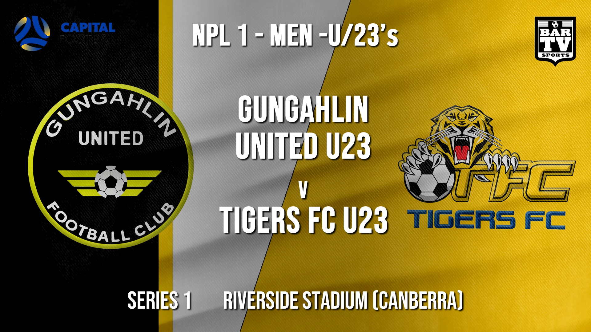 NPL1 Men - U23 - Capital Football  Series 1 - Gungahlin United U23 v Tigers FC U23 Slate Image
