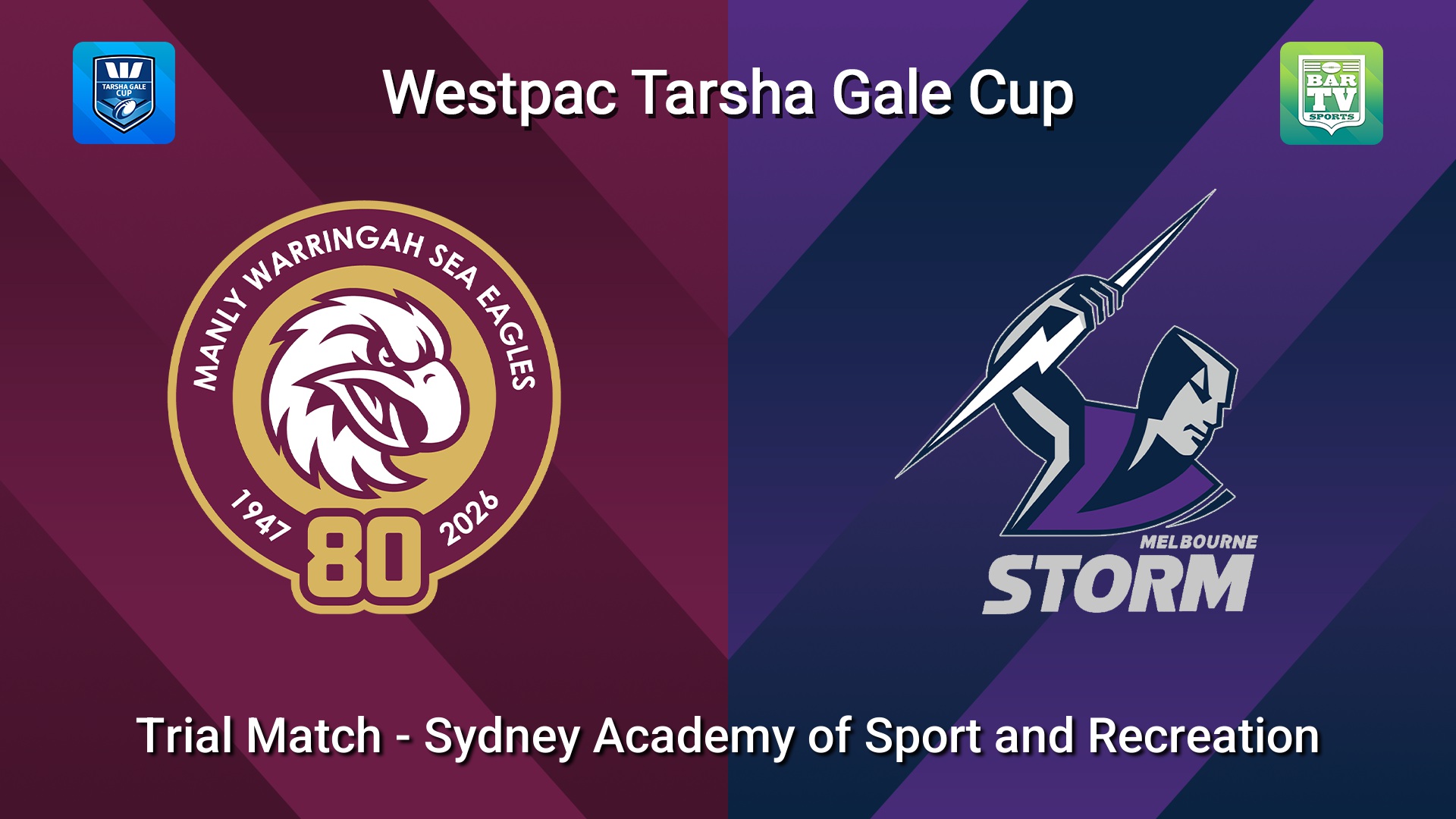260124-video-Westpac Tarsha Gale Cup Trial Match - Manly Warringah Sea Eagles v Melbourne Storm Slate Image
