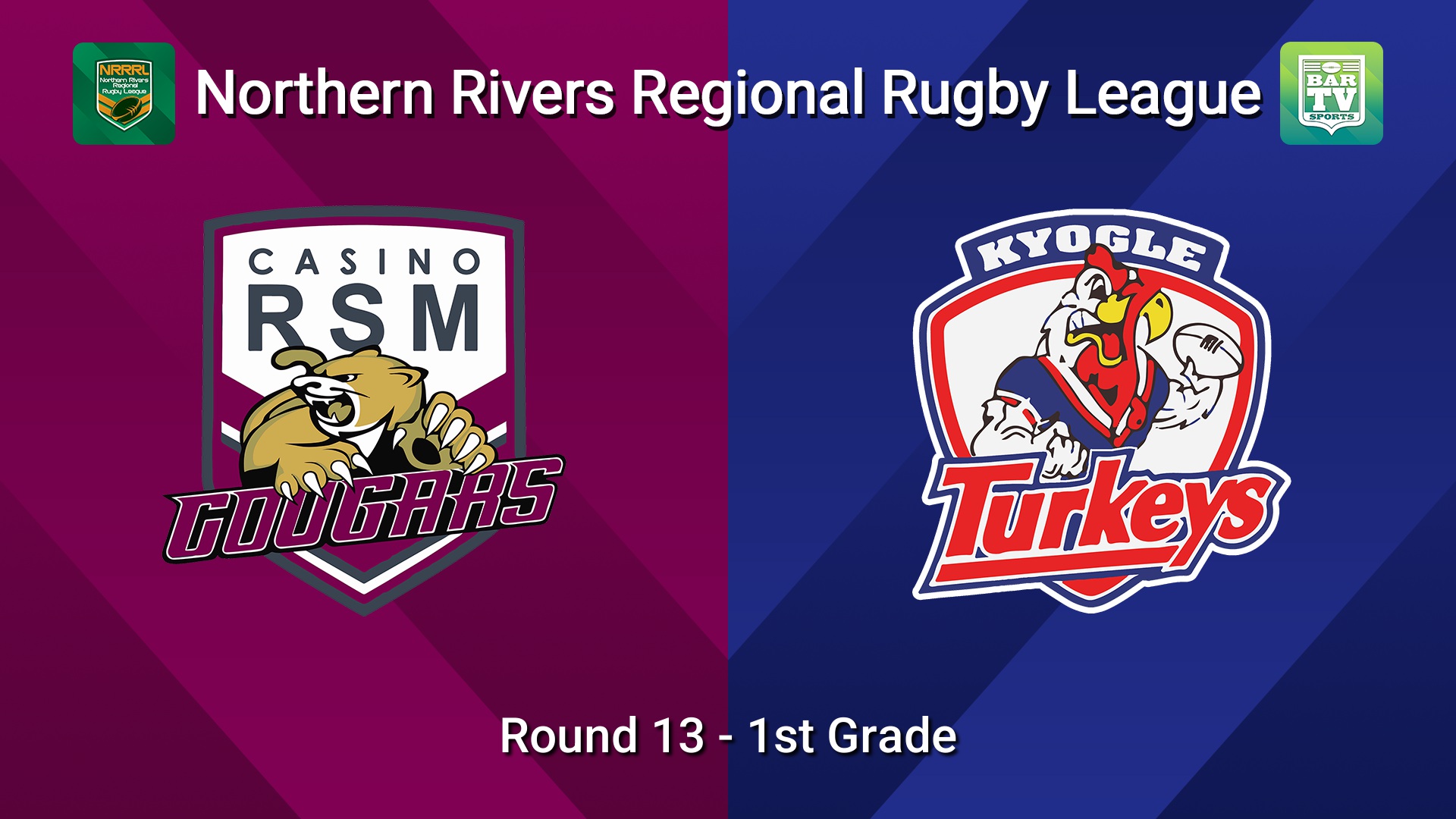 260725-video-Northern Rivers Round 13 - 1st Grade - Casino RSM Cougars v Kyogle Turkeys Slate Image