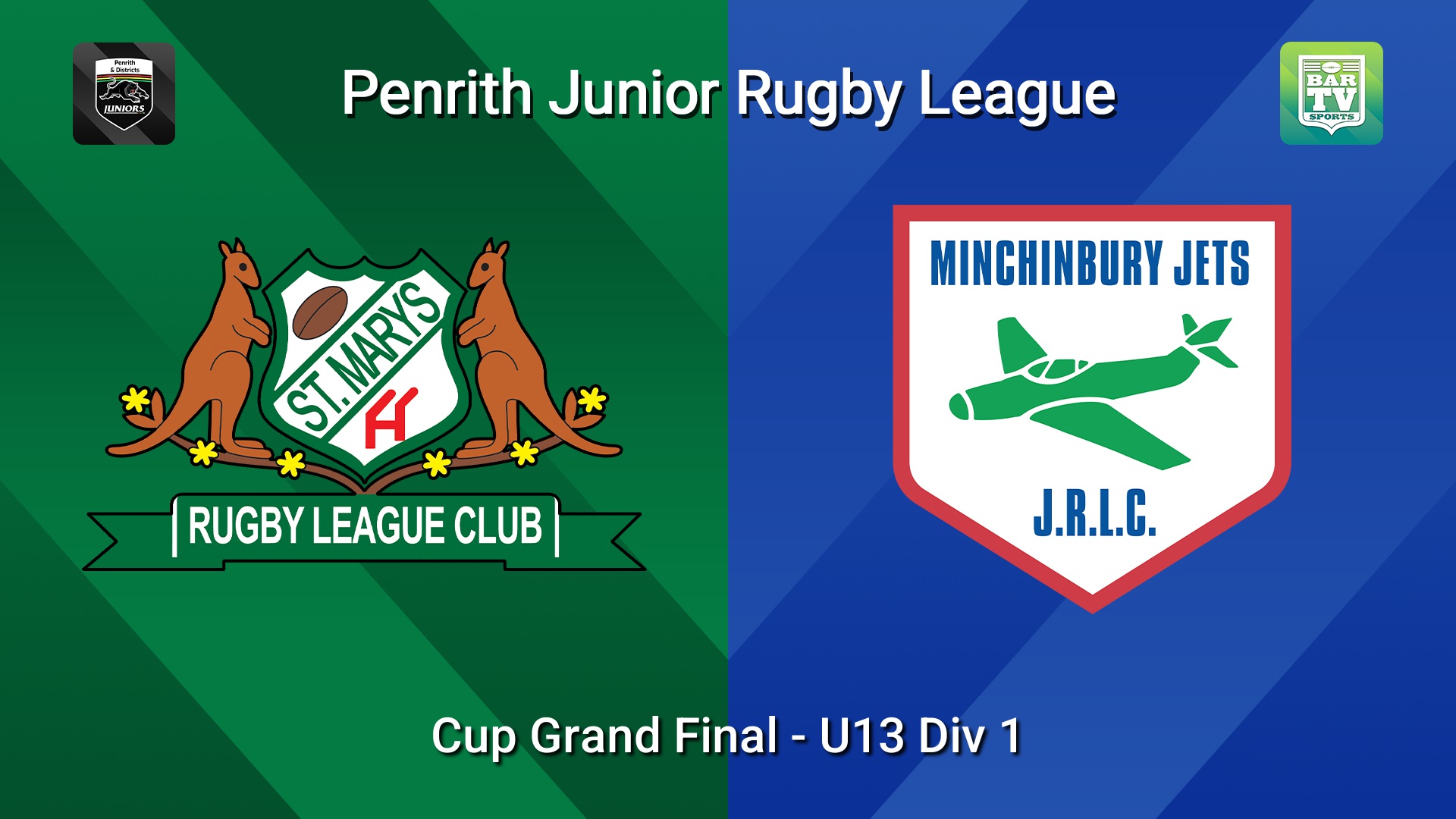 260912-video-Penrith & District Junior Rugby League Cup Grand Final - U13 Div 1 - St Marys v Minchinbury Slate Image
