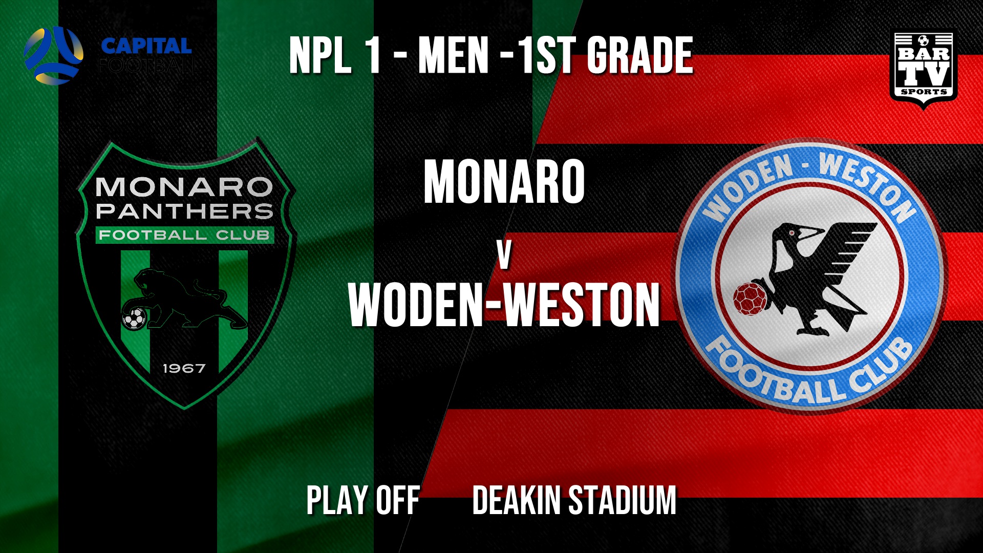 NPL - CAPITAL Play Off - Monaro Panthers FC v Woden-Weston FC Slate Image