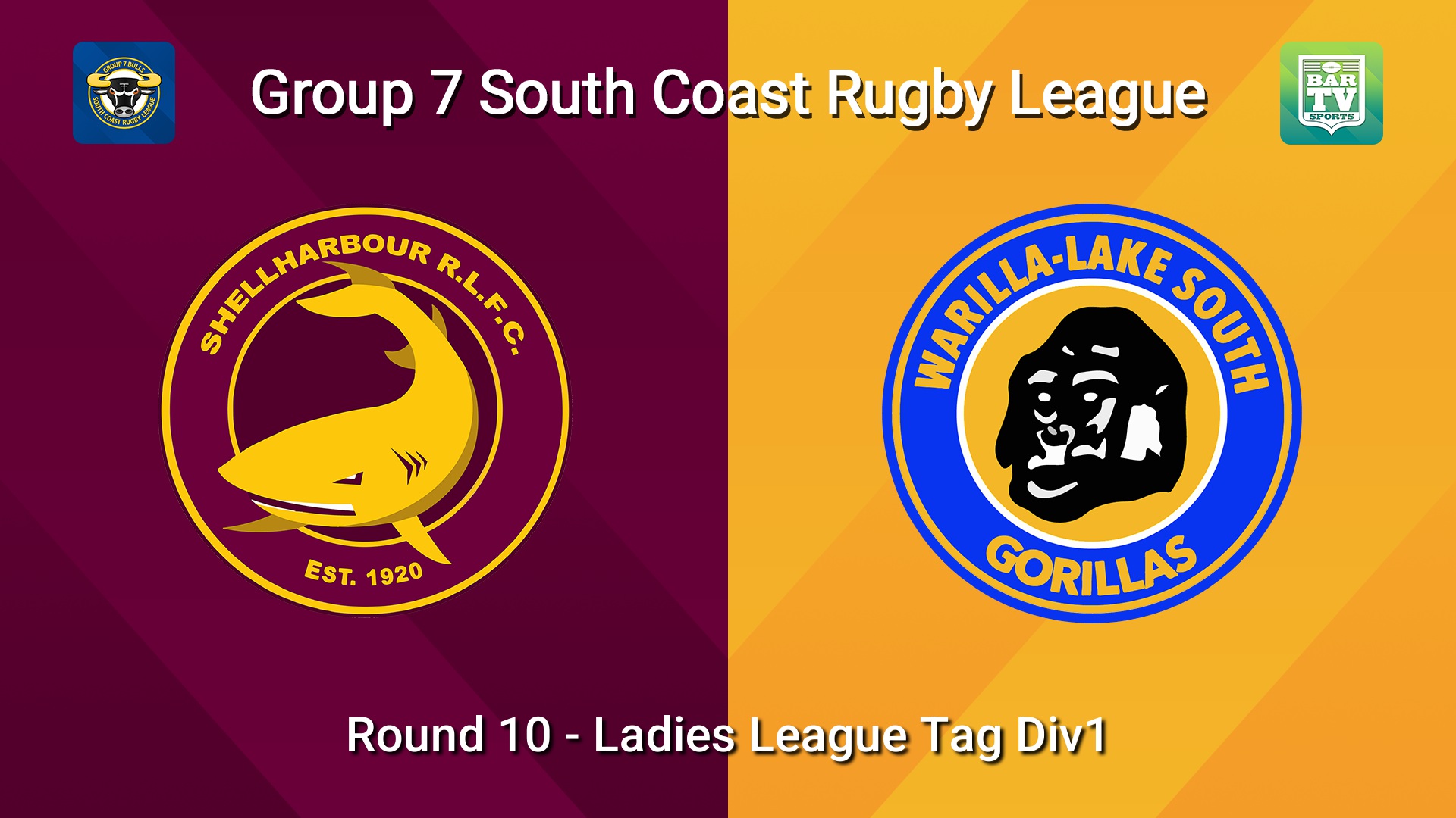 260628-video-South Coast Round 10 - Ladies League Tag Div1 - Shellharbour Sharks v Warilla-Lake South Slate Image