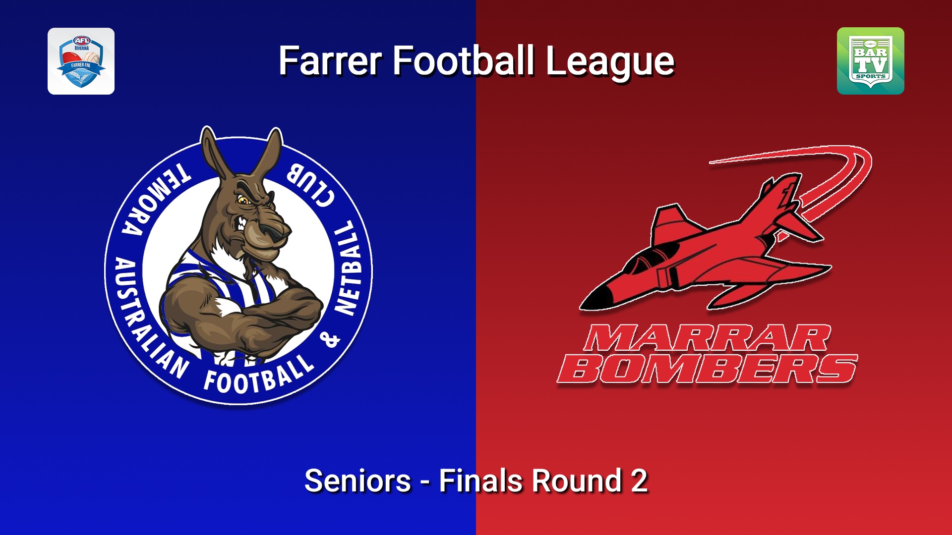 260823-video-Farrer FNL Finals Round 2 - Seniors - Temora Kangaroos v Marrar Bombers Slate Image
