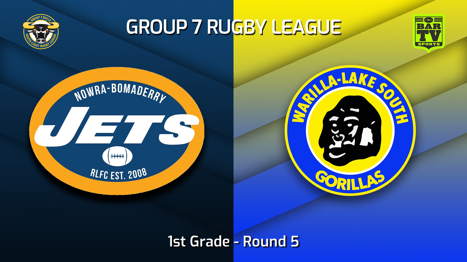 230430-South Coast Round 5 - 1st Grade - Nowra-Bomaderry Jets v Warilla-Lake South Gorillas Slate Image