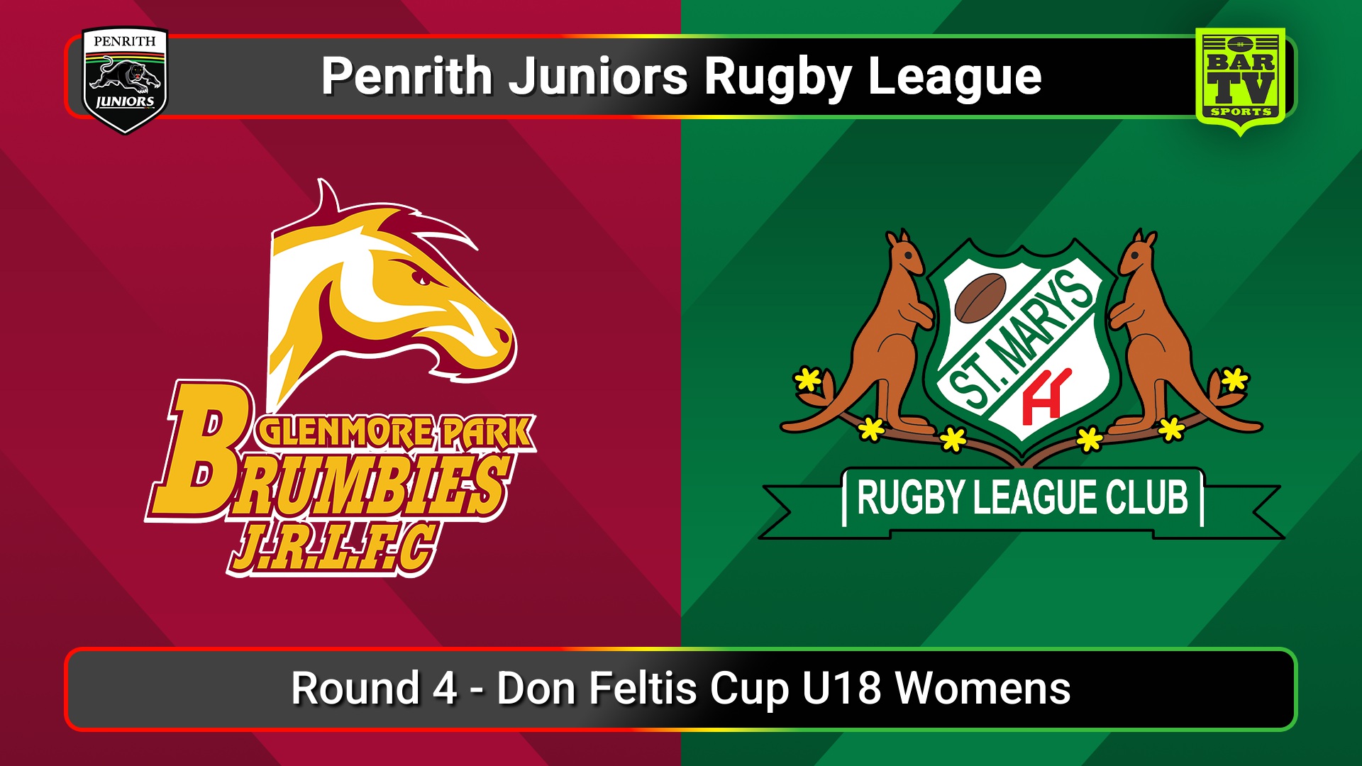 250504-video-Penrith & District Junior Rugby League Round 4 - Don Feltis Cup U18 Womens - Glenmore Park v St Marys Slate Image