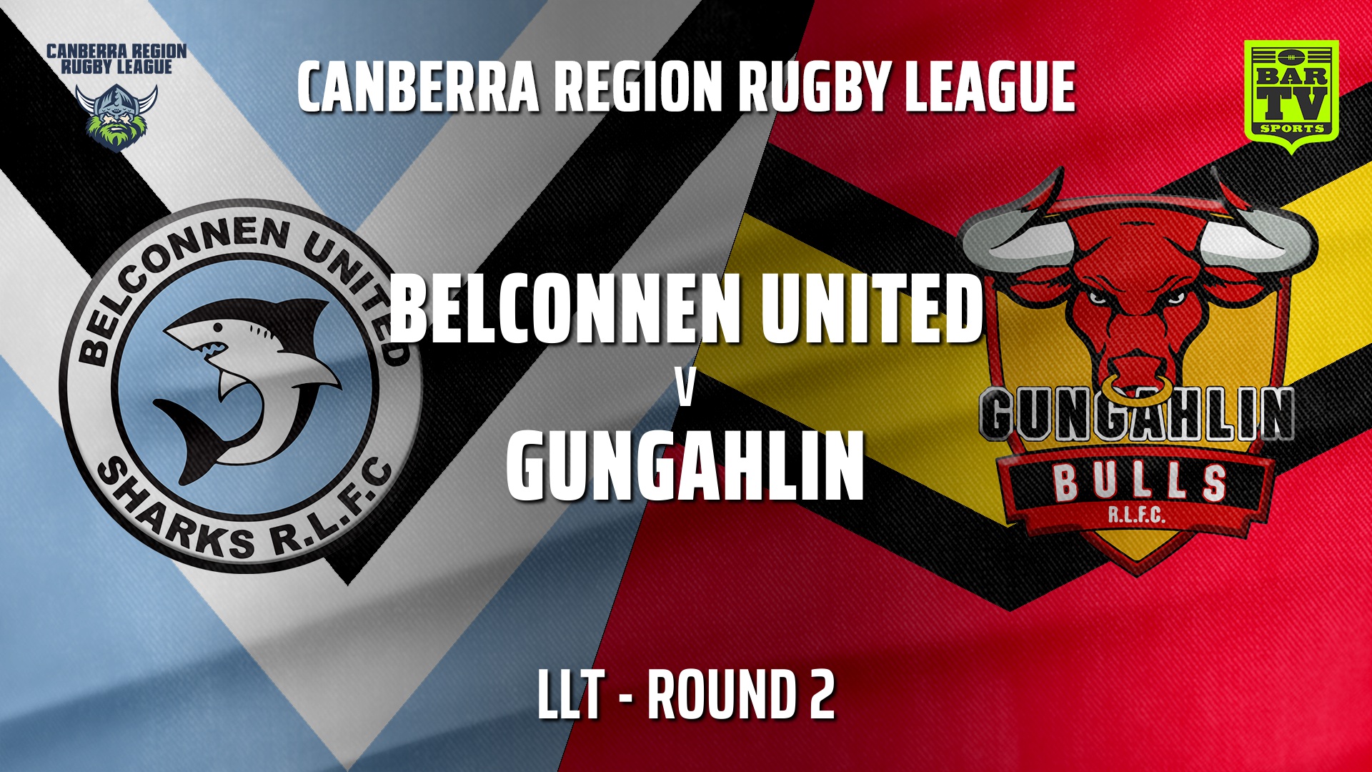 CRRL Round 2 - Ladies League Tag - Belconnen United Sharks v Gungahlin Bulls Slate Image