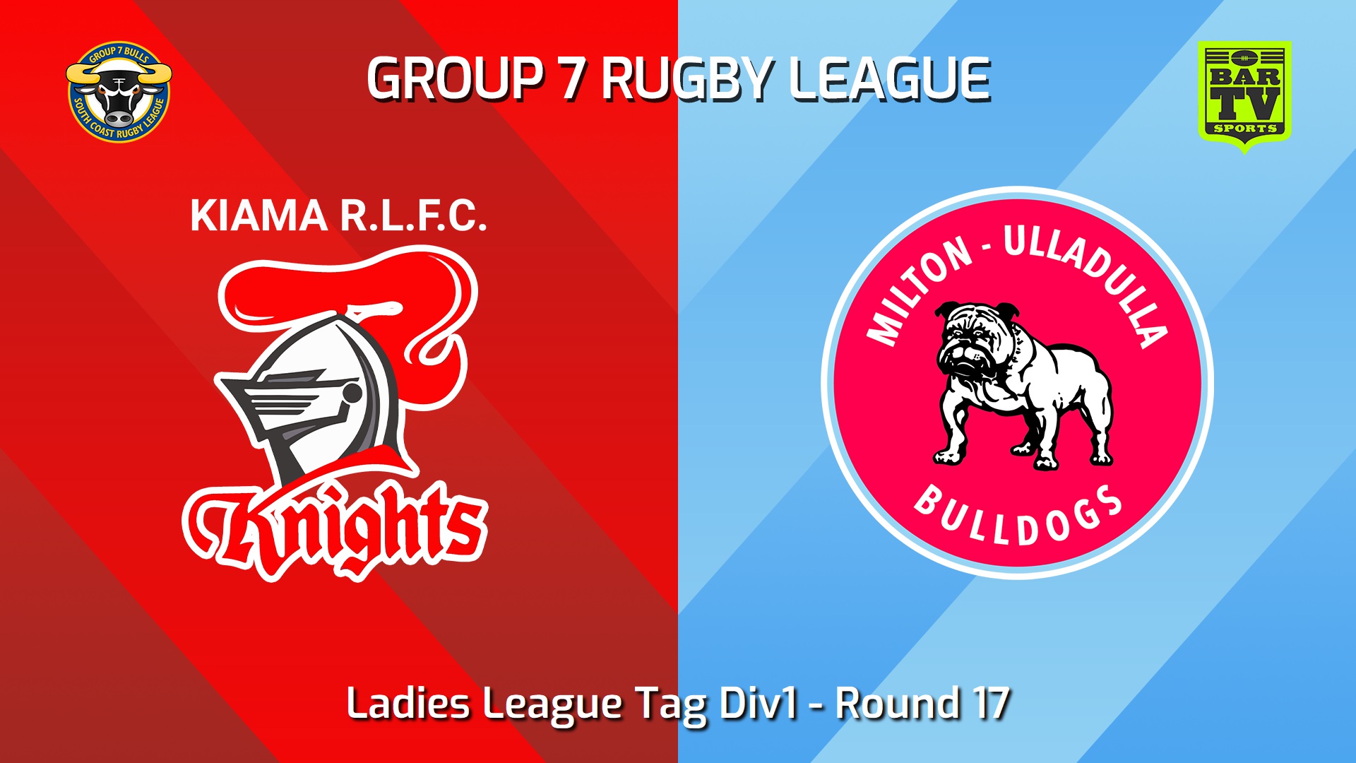 240811-video-South Coast Round 17 - Ladies League Tag Div1 - Kiama Knights v Milton-Ulladulla Bulldogs Slate Image