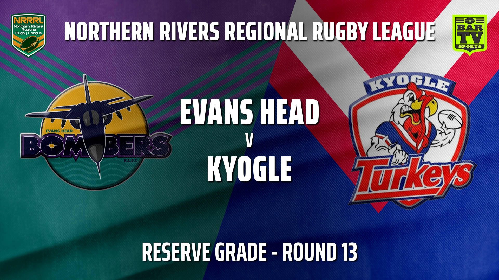 210731-Northern Rivers Round 13 - Reserve Grade - Evans Head Bombers v Kyogle Turkeys Slate Image