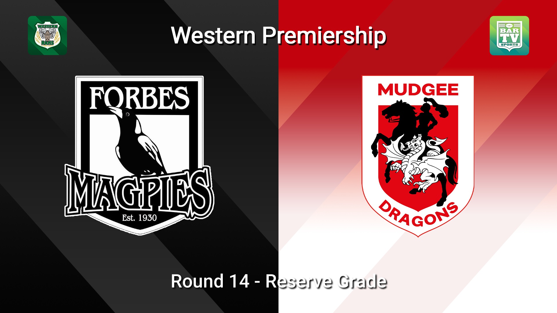 260802-video-Western Premiership Round 14 - Reserve Grade - Forbes Magpies v Mudgee Dragons Slate Image