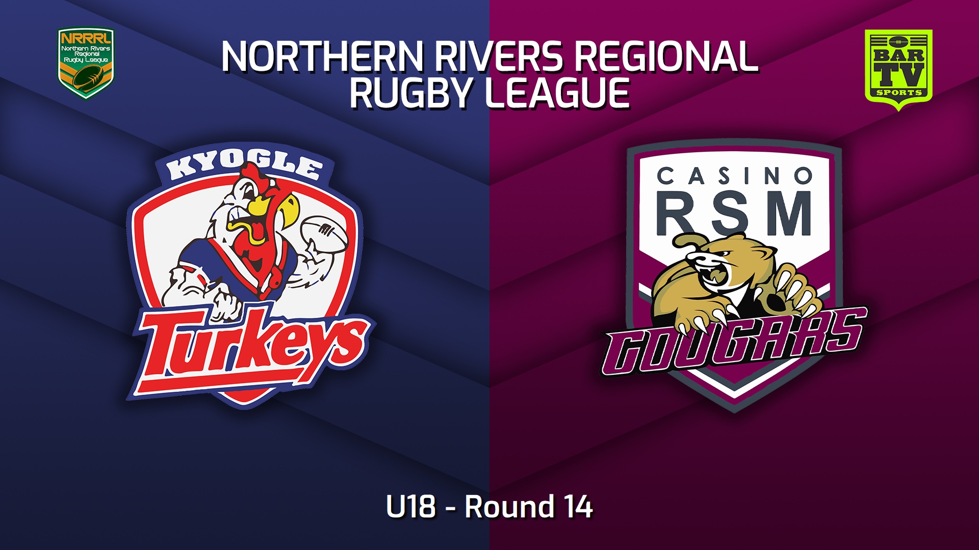 230730-Northern Rivers Round 14 - U18 - Kyogle Turkeys v Casino RSM Cougars Slate Image