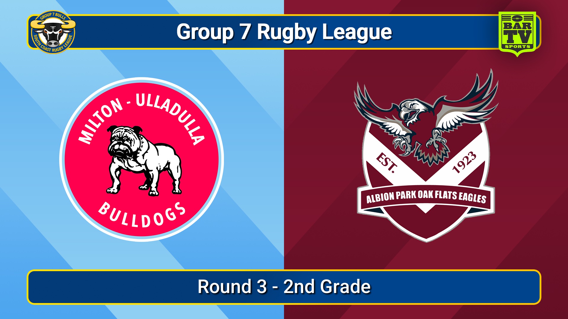250426-video-South Coast Round 3 - 2nd Grade - Milton-Ulladulla Bulldogs v Albion Park Oak Flats Slate Image
