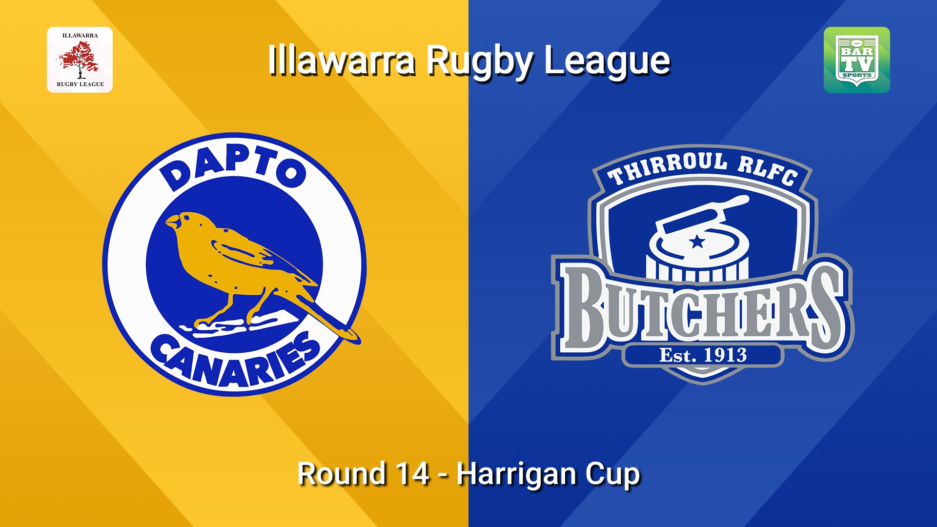 260816-video-Illawarra Round 14 - Harrigan Cup - Dapto Canaries v Thirroul Butchers Slate Image