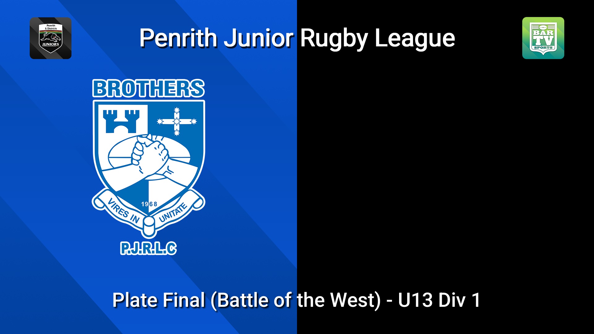 260919-video-Penrith & District Junior Rugby League Plate Final (Battle of the West) - U13 Div 1 - Brothers v Maulers United Slate Image
