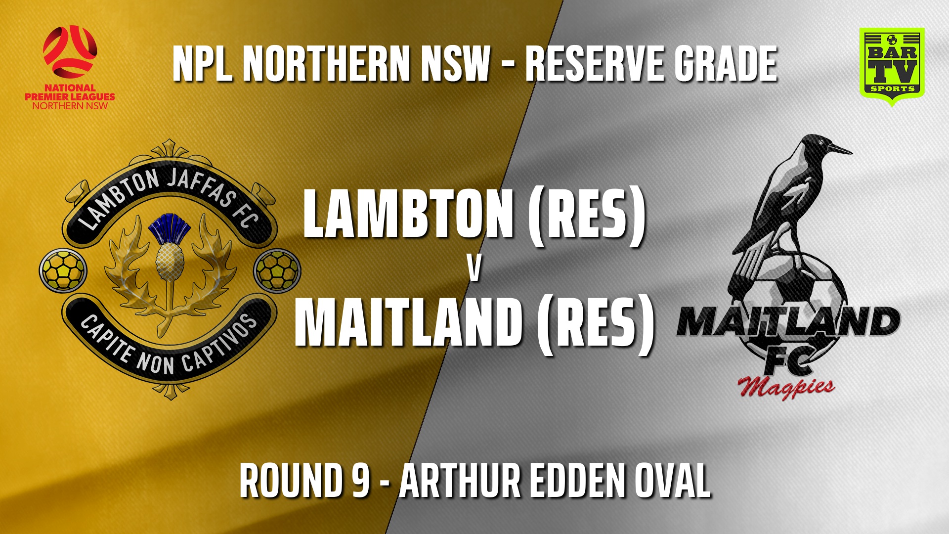 210529-NPL NNSW RES Round 9 - Lambton Jaffas FC v Maitland FC Slate Image