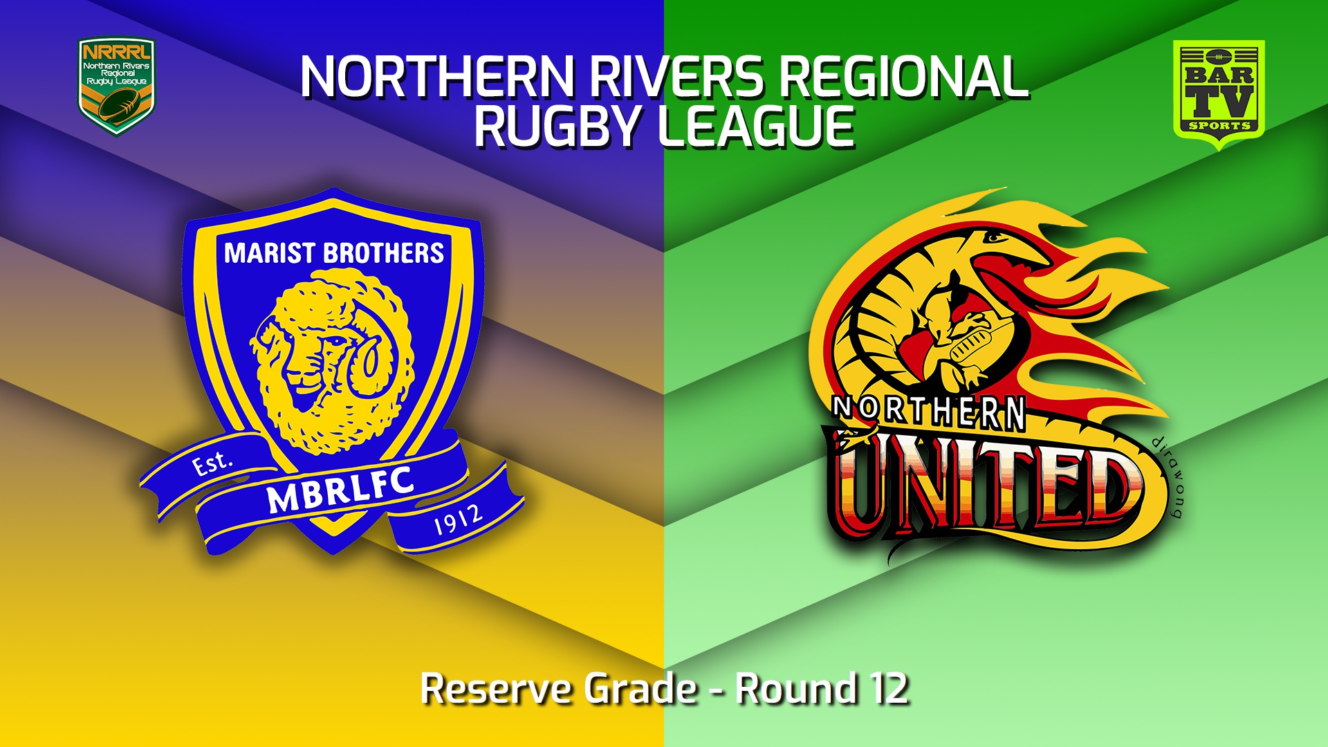 230709-Northern Rivers Round 12 - Reserve Grade - Lismore Marist Brothers v Northern United Slate Image