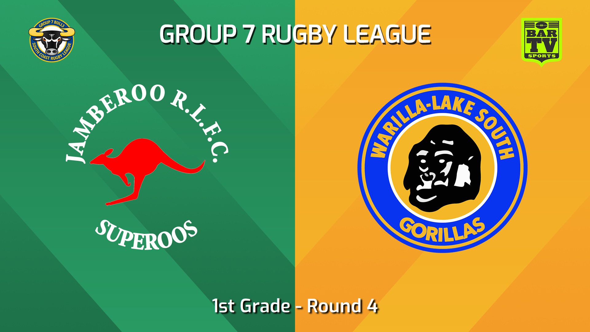 240427-video-South Coast Round 4 - 1st Grade - Jamberoo Superoos v Warilla-Lake South Gorillas Slate Image