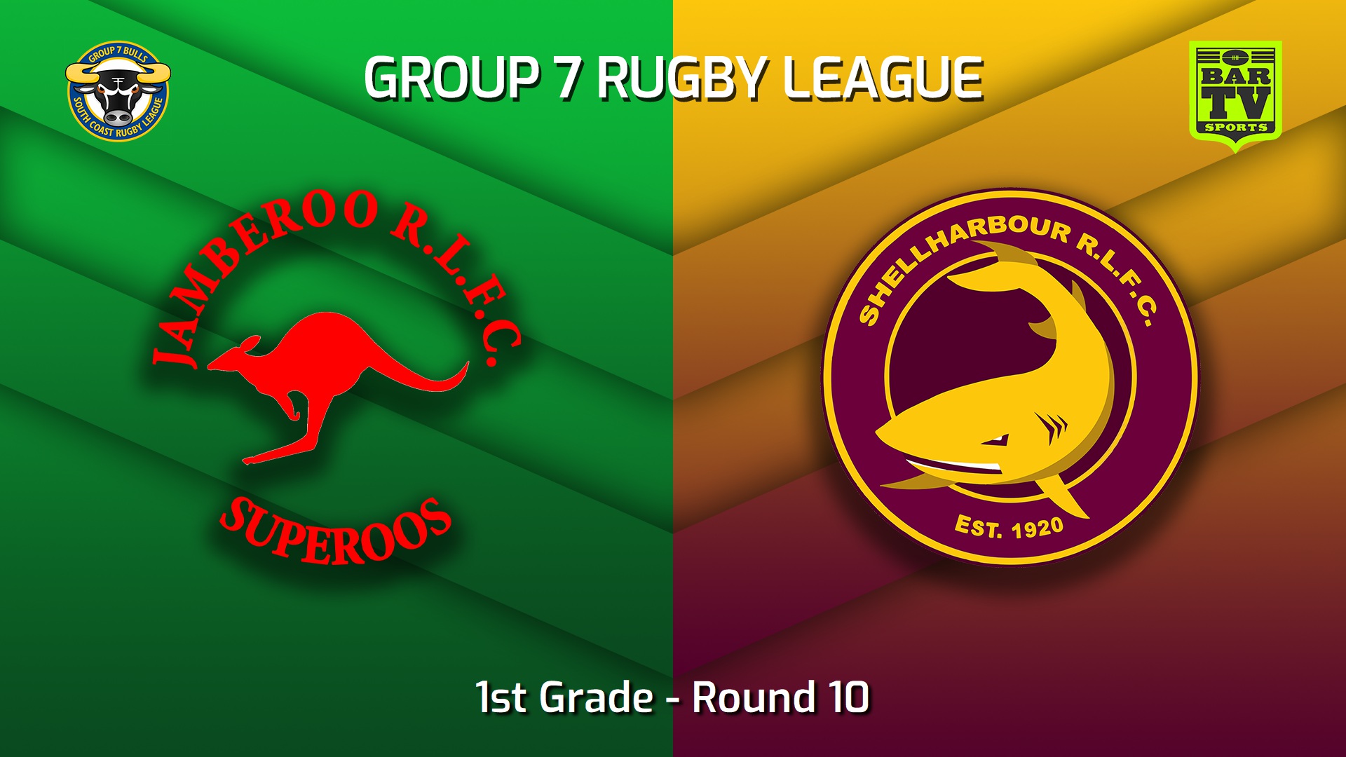 220625-South Coast Round 10 - 1st Grade - Jamberoo v Shellharbour Sharks Slate Image