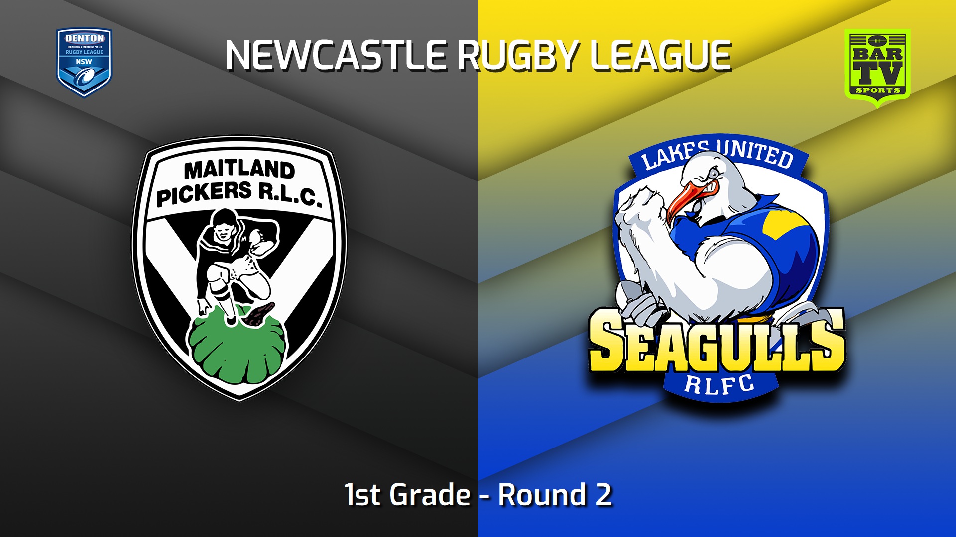 230401-Newcastle RL Round 2 - 1st Grade - Maitland Pickers v Lakes United Seagulls Slate Image