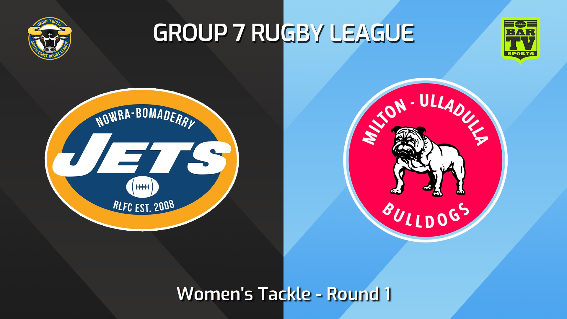 240714-video-South Coast Round 1 - Women's Tackle - Nowra-Bomaderry Jets v Milton-Ulladulla Bulldogs Slate Image
