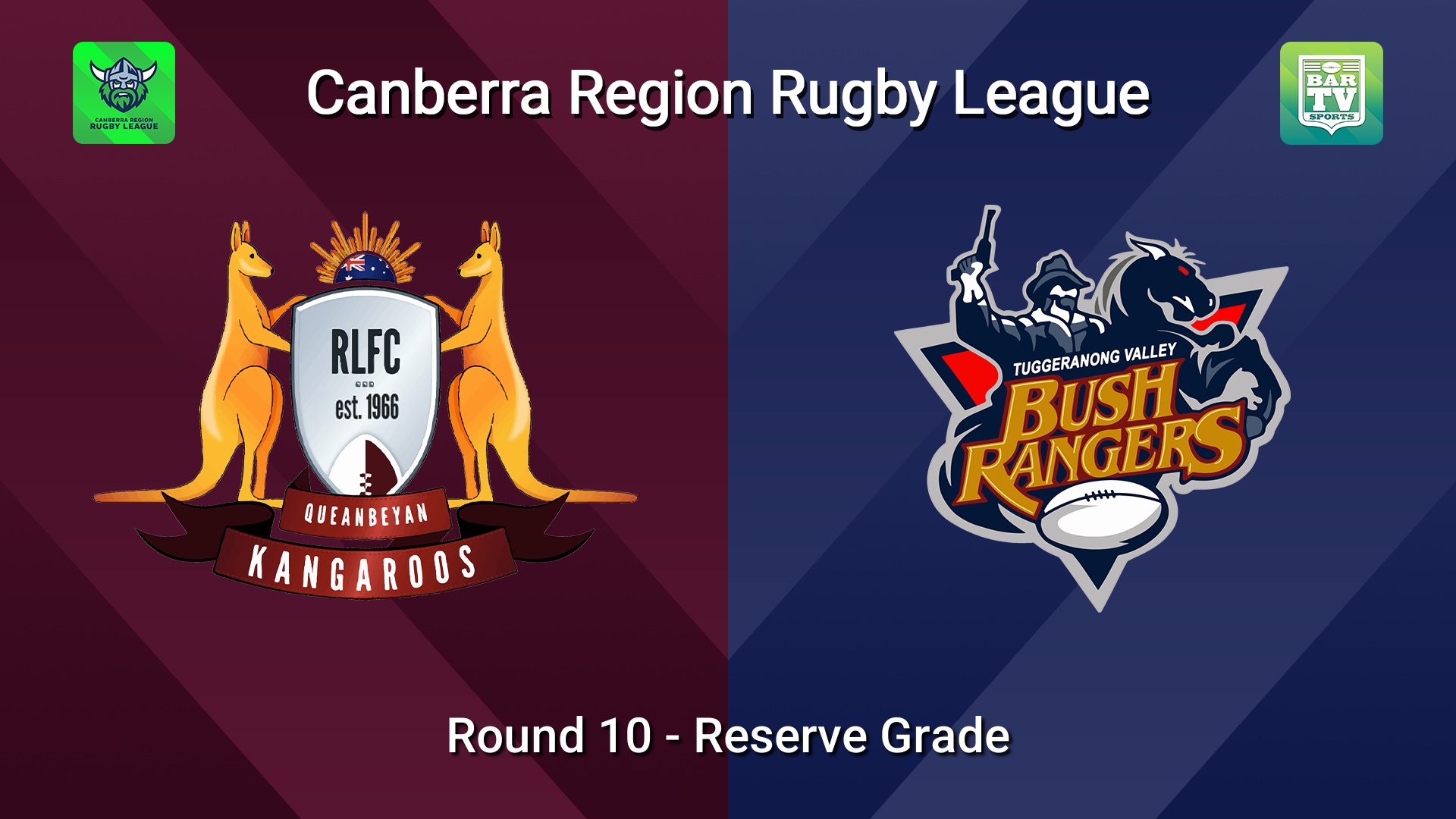 260627-video-Canberra Round 10 - Reserve Grade - Queanbeyan Kangaroos v Tuggeranong Bushrangers Slate Image