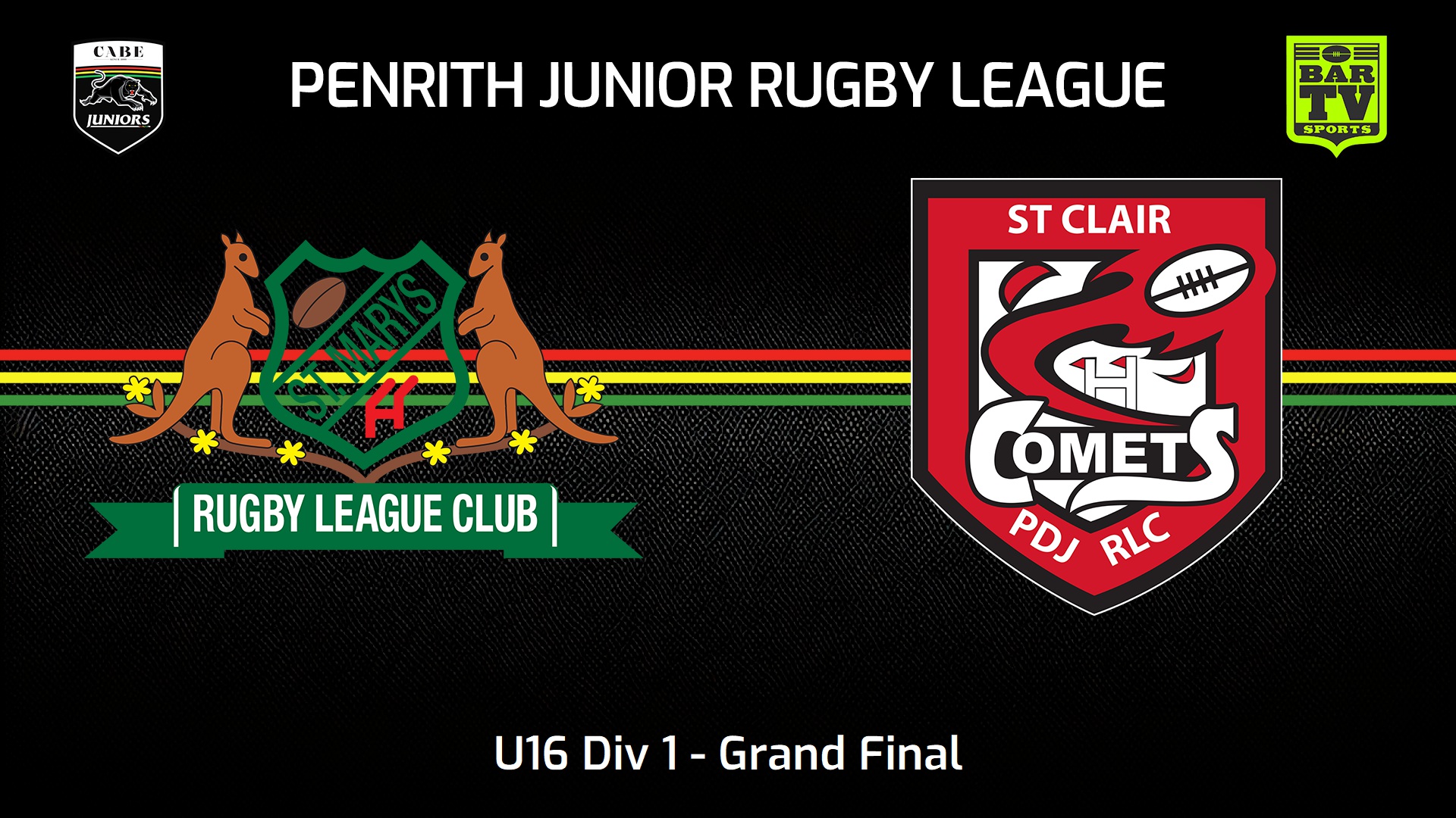 230827-Penrith & District Junior Rugby League Grand Final  - U16 Div 1 - St Marys v St Clair Slate Image