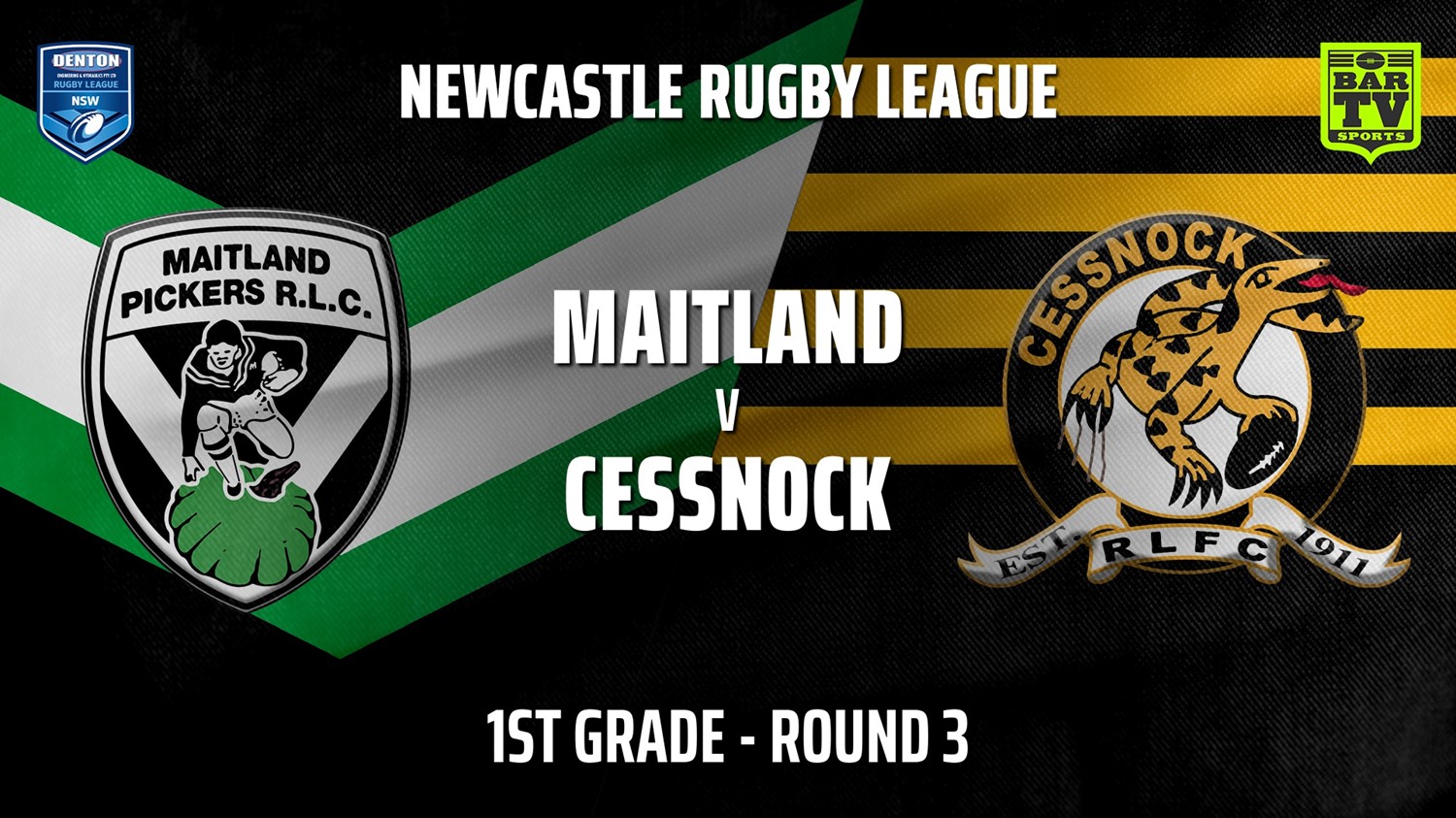 Newcastle Rugby League Round 3 - 1st Grade - Maitland Pickers v Cessnock Goannas Minigame Slate Image