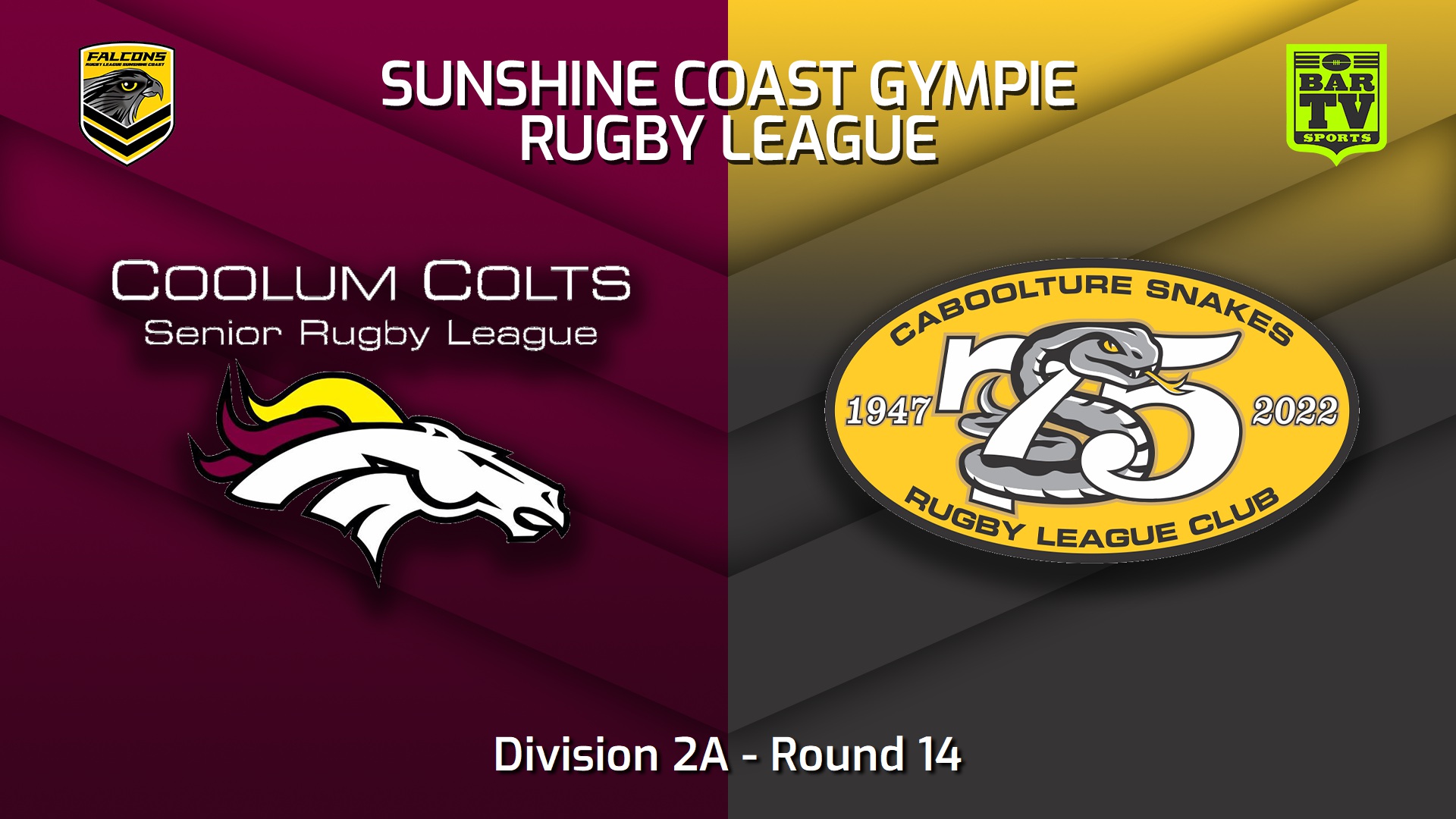 220724-Sunshine Coast RL Round 14 - Division 2A - Coolum Colts v Caboolture Snakes Slate Image