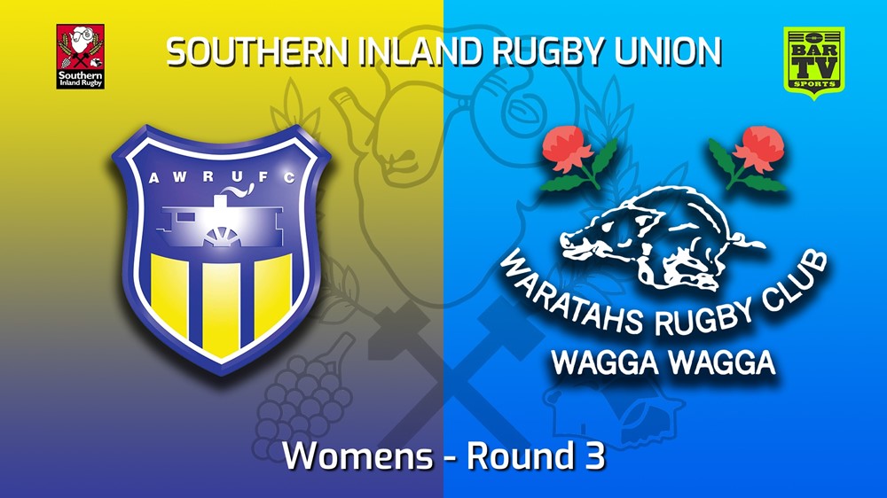 220423-Southern Inland Rugby Union Round 3 - Womens - Albury Steamers v Wagga Waratahs Slate Image