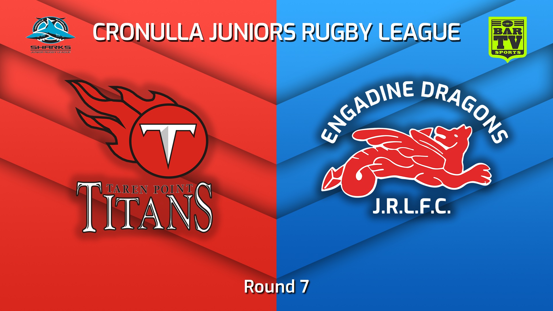 230528-Cronulla Juniors Round 7 - U13 Silver Blues Tag - Taren Point Titans v Engadine Dragons Slate Image