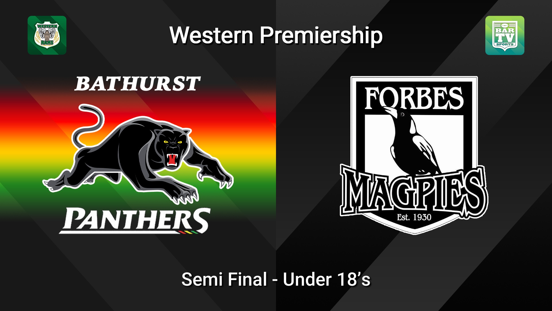 260815-video-Western Premiership Semi Final - Under 18’s - Bathurst Panthers v Forbes Magpies Slate Image