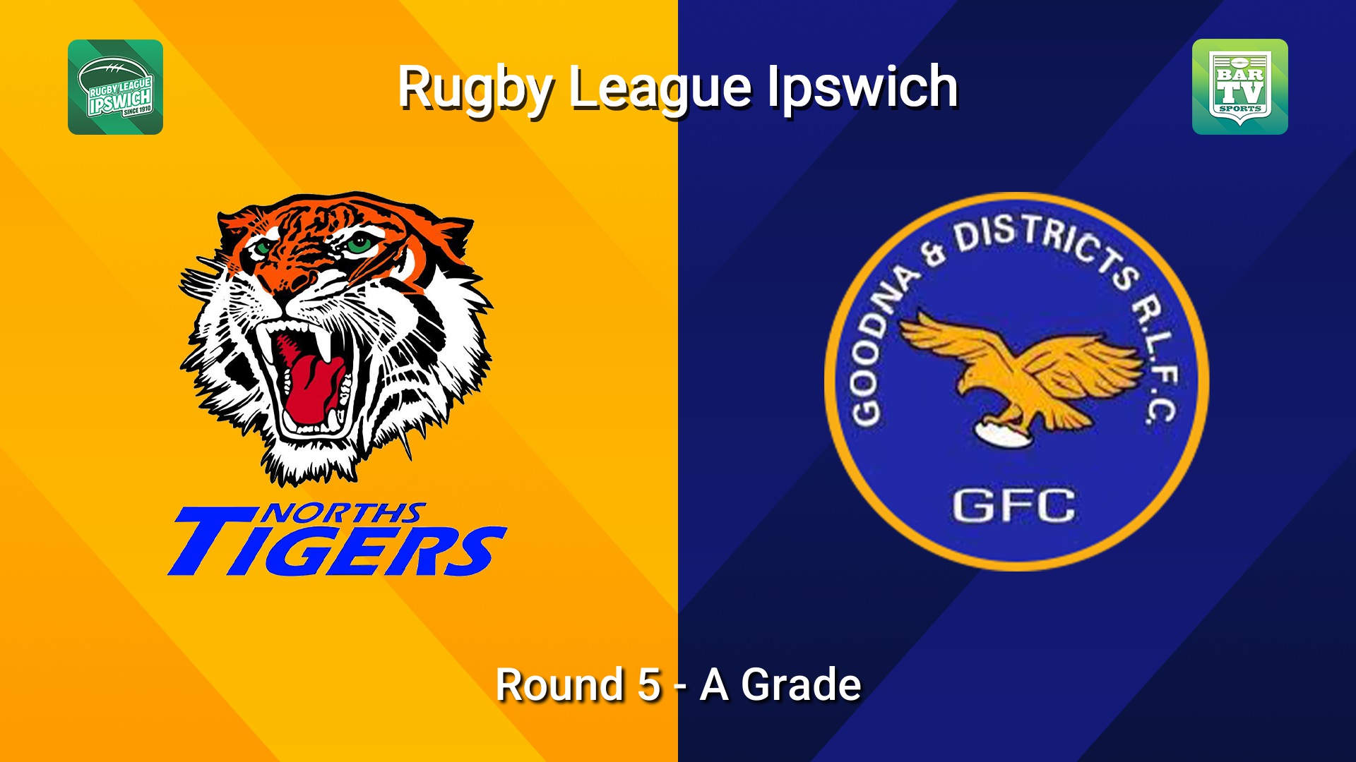 260425-video-Rugby League Ipswich Round 5 - A Grade - Norths Tigers v Goodna Slate Image
